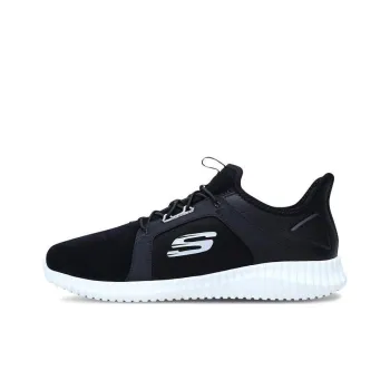 Skechers Elite Fle Anti-Slip Wear-Resistant Low-Top Sports Casual Shoes Men's Black White
