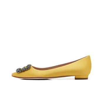MANOLO BLAHNIK Women's Casual Shoes Women's Yellow
