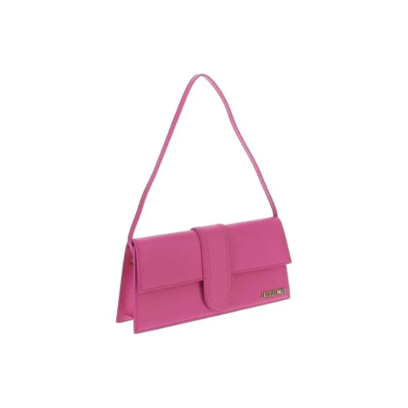 Jacquemus Leather Shoulder Bag Crossbody Bag Women's Pink-2