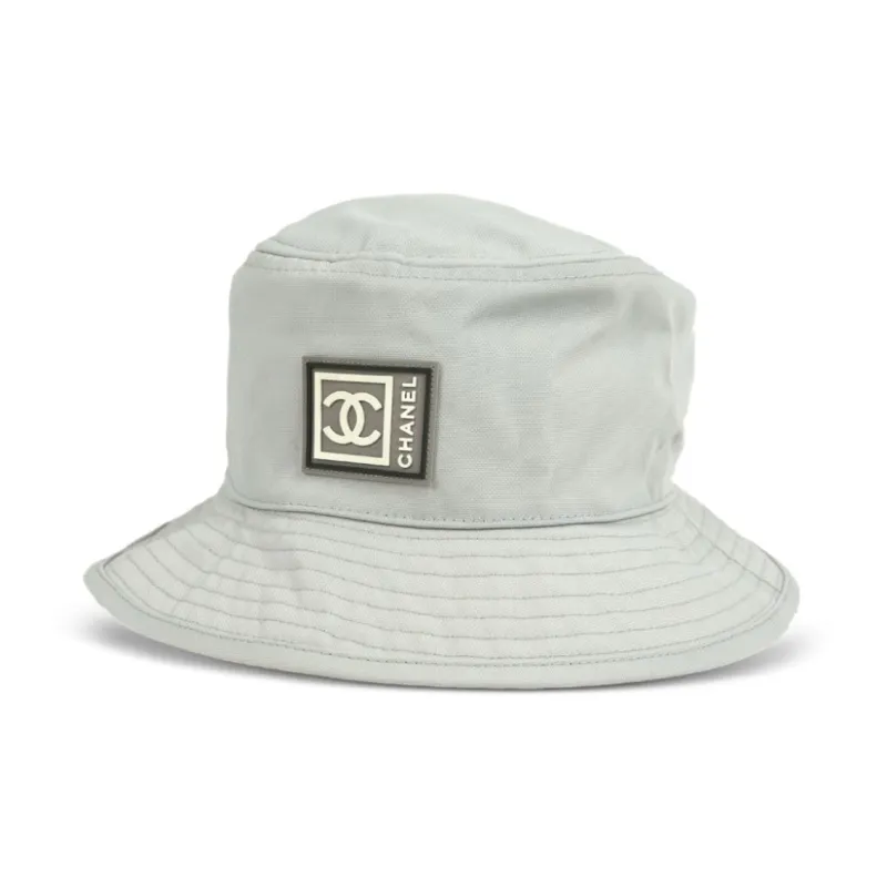 CHANEL 1990 2000s Sport Line Bucket Hat-1