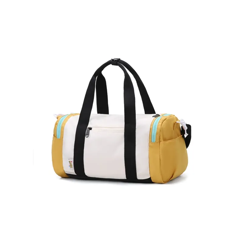 VANWALK Polyester Travel Shoulder Bag Crossbody Bag Handbag Regular Unisex White/Purple-10