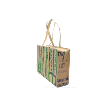 REEMIX STUDIO Tote Bag Shopping Bag Handbag Large Size Unisex Kraft Paper Color