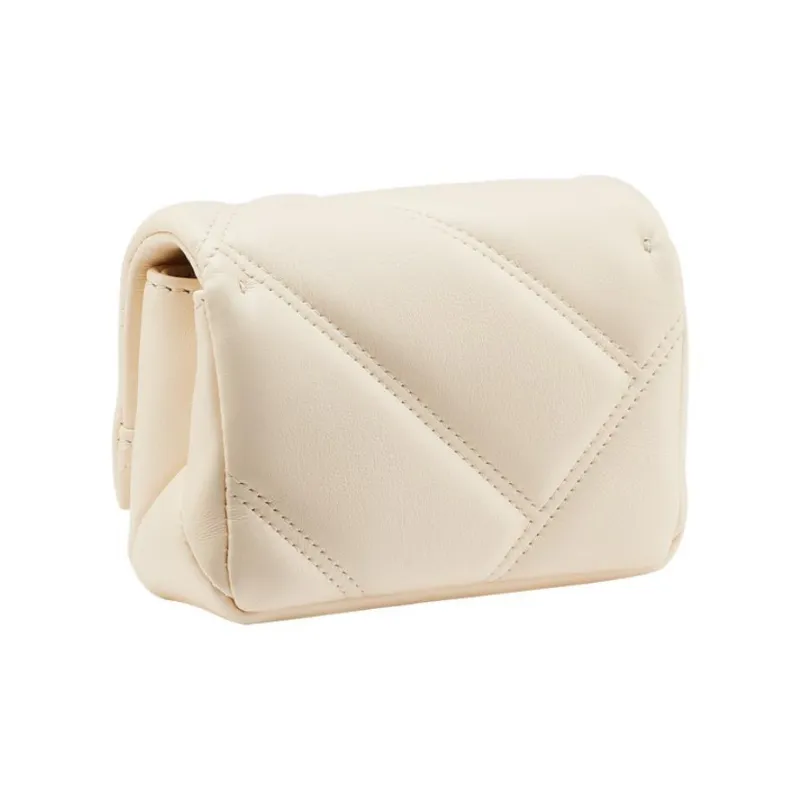BVLGARI Serpenti Cabochon Calfskin Shoulder Bag Crossbody Bag Mini Women's Ivory White-2