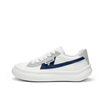 Warrior Sky Power New Youth White Shoes Platform Casual Shoes Unisex White/gray/navy