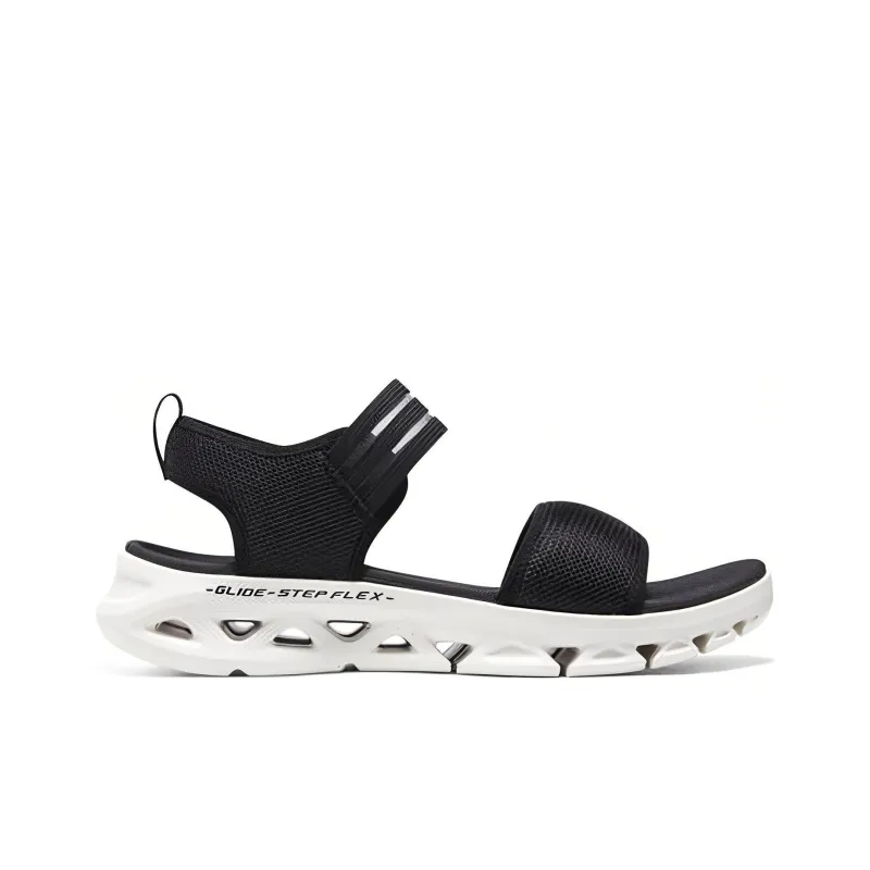 Skechers Go Glide Step Flex Sandal 'Black White' Women's-1