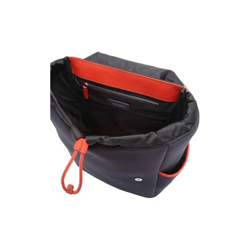 COCCINELLE Neoprene Backpack Men's Black-3