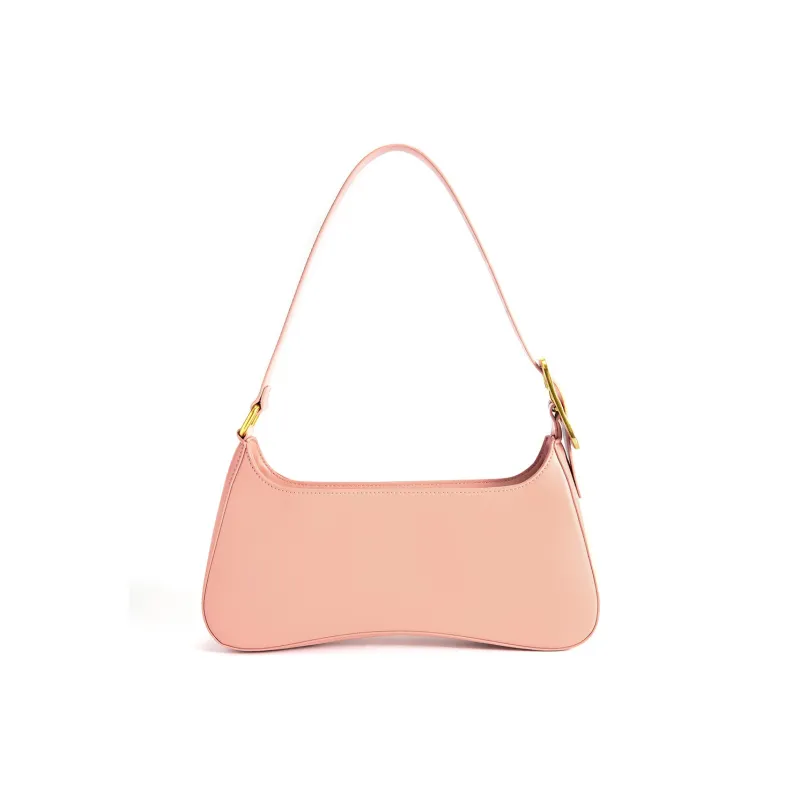C.LI Cow Leather Cat Head Bag, Shoulder Bag Women's Luo Ying Black/Thin Persimmon Pink/Red Tea Brown-6