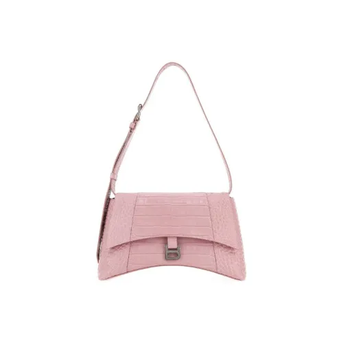 Balenciaga Downtown Cow Leather Portable Crossbody Bag Shoulder Bag Women's Pink
