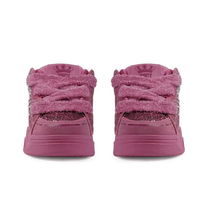 JUZI Low Top Skateboard Shoes Women's Rose Red-4