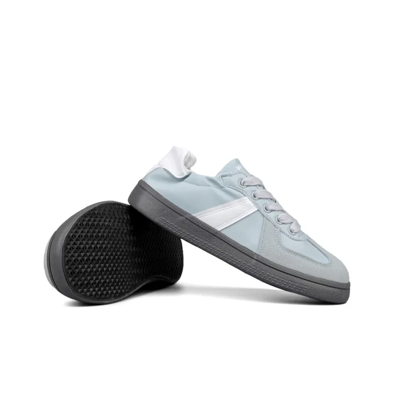 WENPU Slip Resistant Impact Resistant Lightweight Breathable Low Top Skateboard Shoes Women's-4
