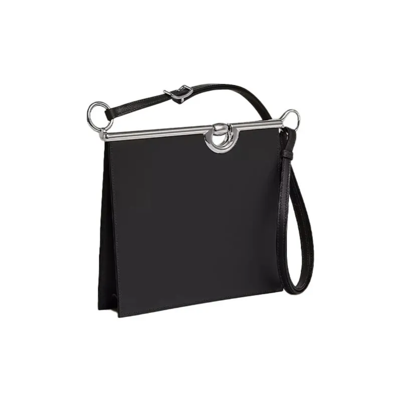 HERMES Mors De Bride Calfskin Shoulder Bag Regular Women's-1