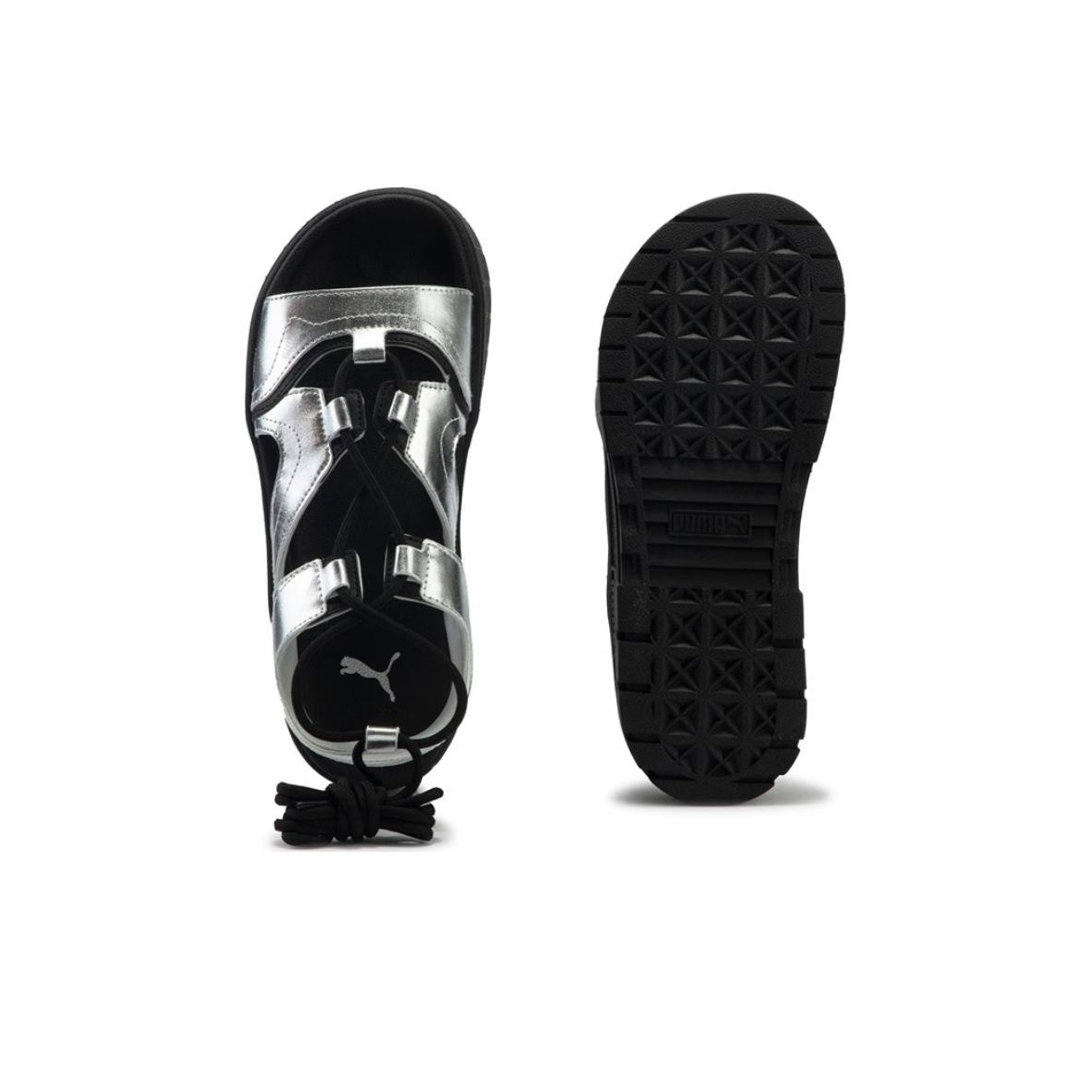 PUMA Cilia Wedge Sandals 'Silver' Women's - POIZON