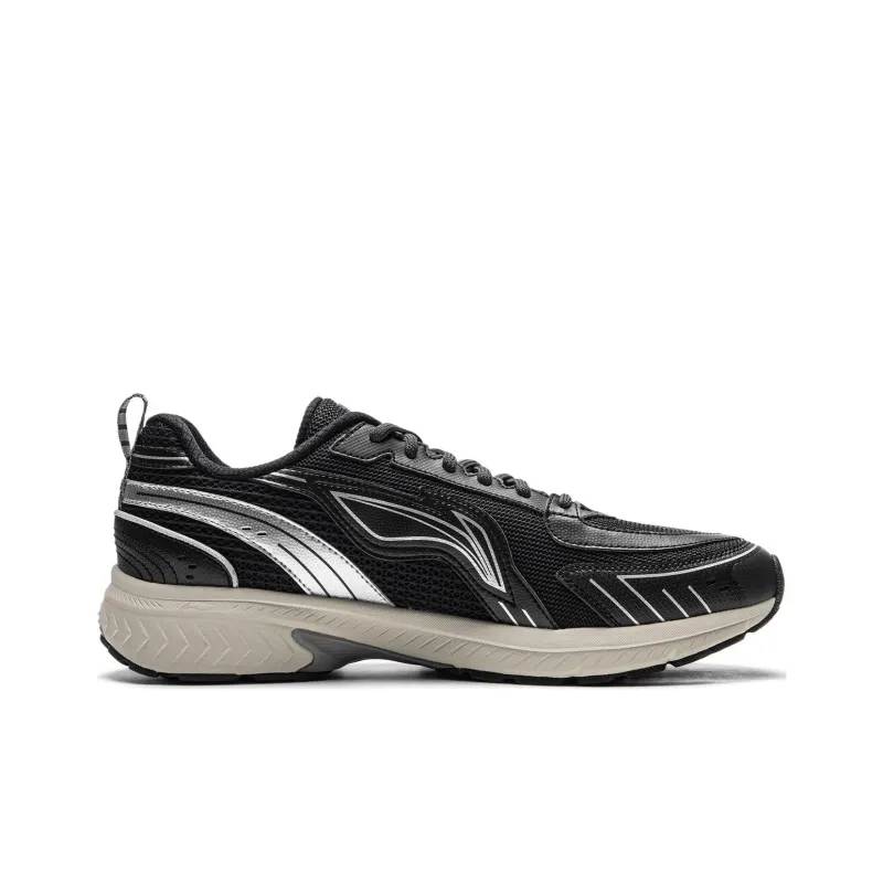 LiNing Shake 1.5 Cushioning Slip Resistant And Abrasion Resistant Low Top Running Shoes Men's Night Black-1