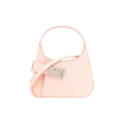 FERRAGAMO Leather Handbag Shoulder Bag Crossbody Bag Mini Women's Pink