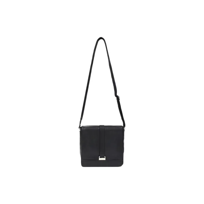 FERRAGAMO Calfskin Shoulder Bag Crossbody Bag Mini Women's Black-0