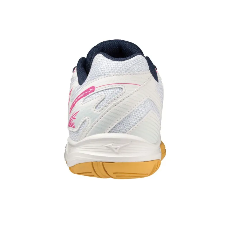 Mizuno Low Top Training Shoes Unisex White Pink-4