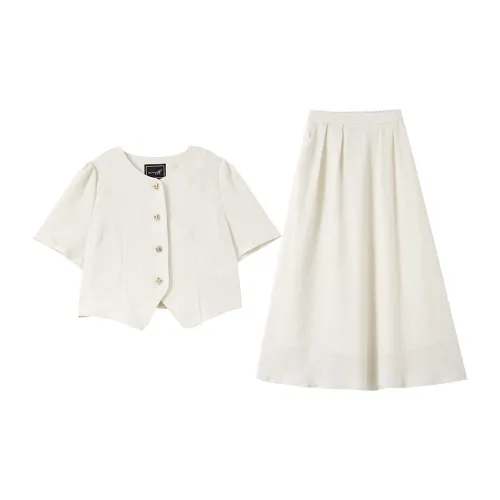 OUNIXUE Two Piece Skirt Sets Women's