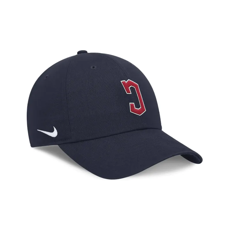 Nike Cotton Baseball Caps Unisex Navy-1