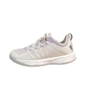 THE NORTH FACE Anti Slip And Wear Resistant Lightweight Low Top Casual Shoes Women's Beige Purple