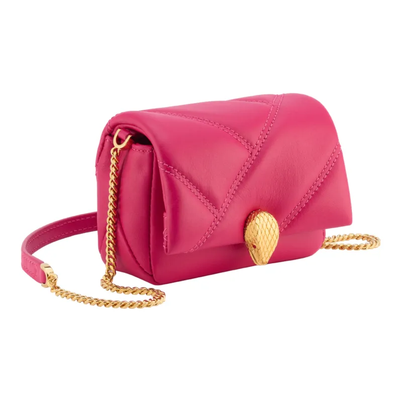 BVLGARI Serpenti Cabochon Calfskin Shoulder Bag, Crossbody Bag Mini Women's Pink-1