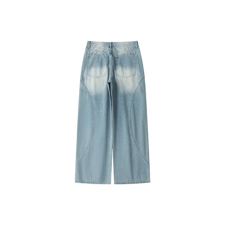 COUNTRY MOMENT Jeans Unisex Sand-Washed Blue-1
