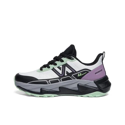 Warrior Wear resistant And Lightweight Low Top Casual Shoes Men's Gray Black Purple Green