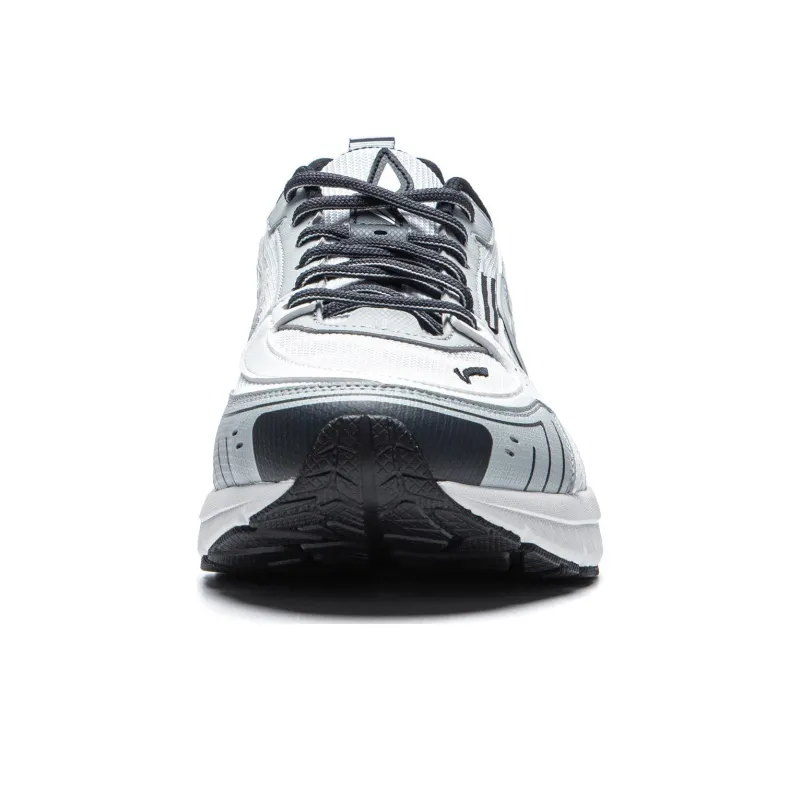 LiNing Shake 1.5 Cushioned Slip Resistant Abrasion Resistant Low Top Running Shoes Men's White Gray-4