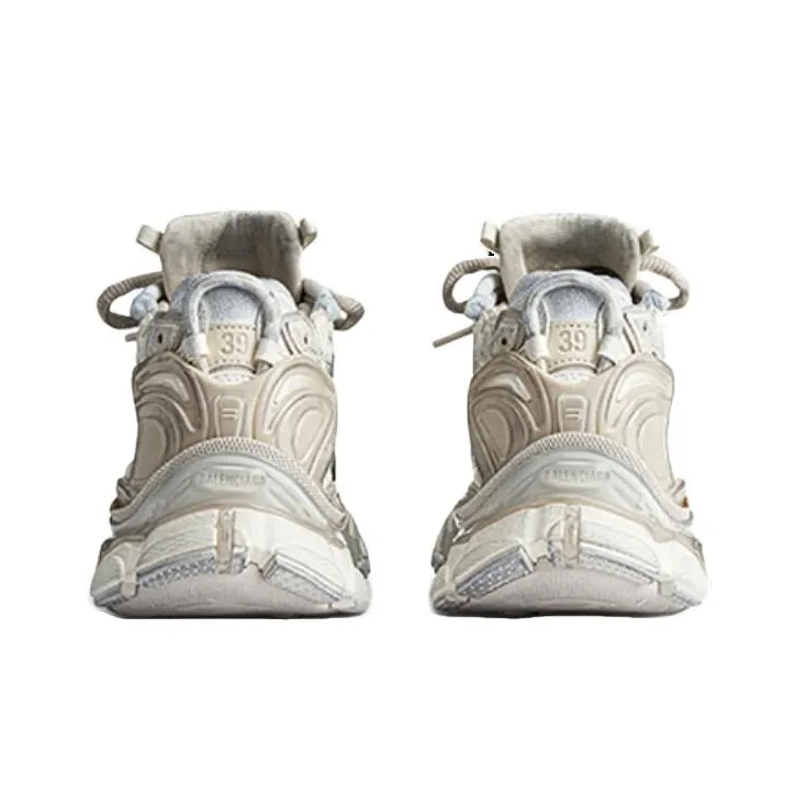 Balenciaga Runner Sneakers 'Beige Nylon Suede Like Fabric' Women's-3