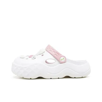 EXULL Q Clogs Women's White Pink