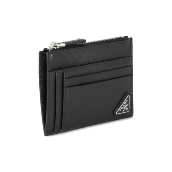 PRADA Leather Wallet Men's Black