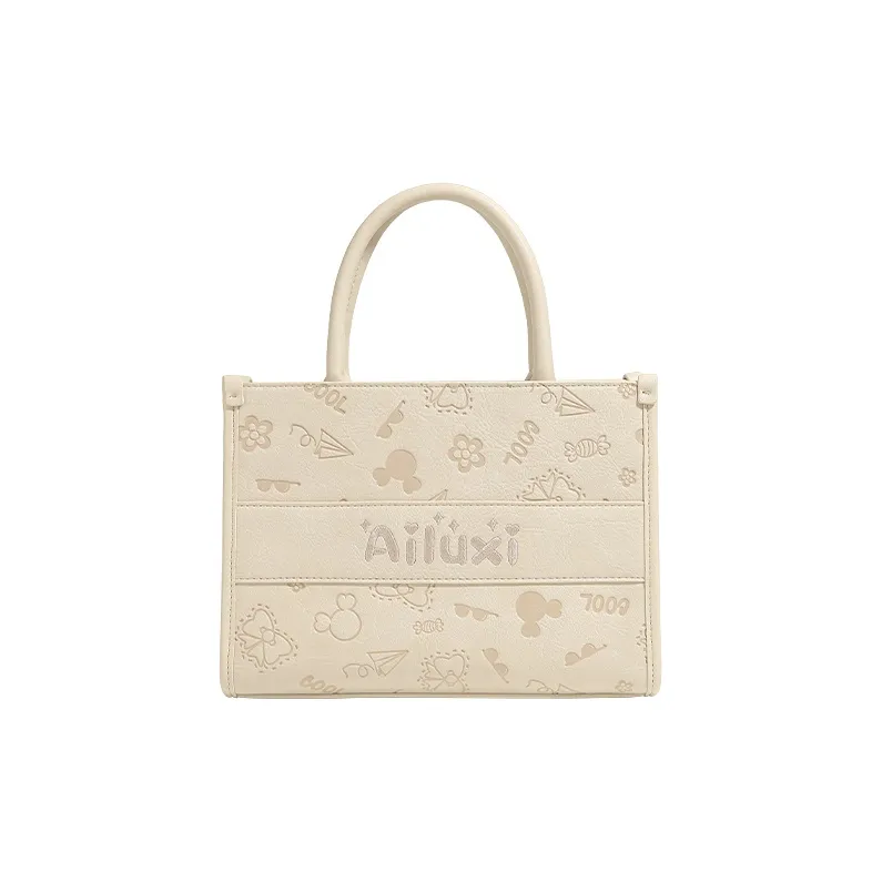AILUXI PU Shoulder Bag, Crossbody Bag, Handbag Women's White-0