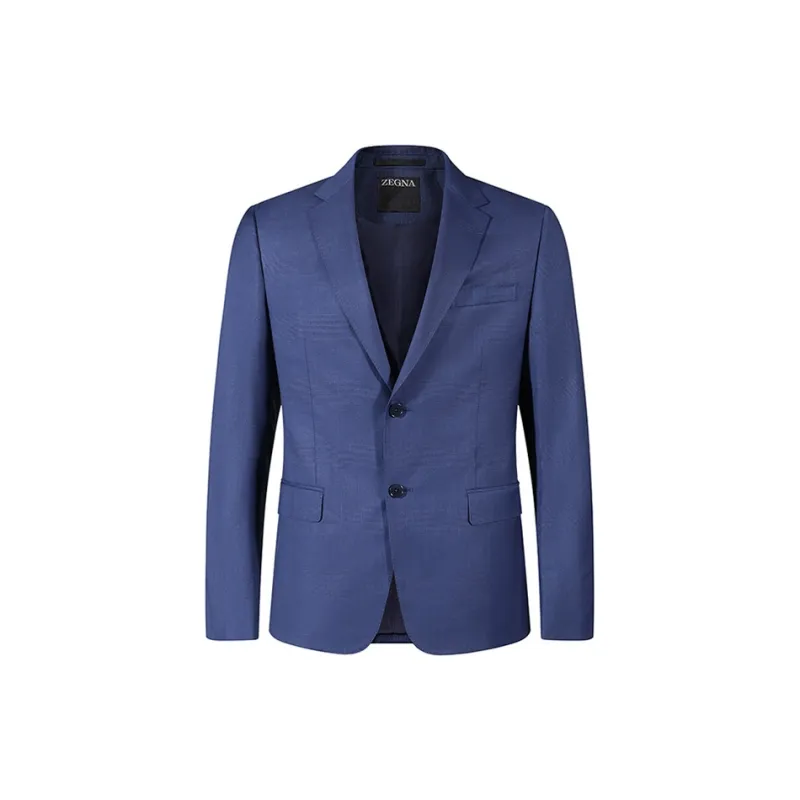 Zegna SS24 Business Suit Men's Dark Blue-1