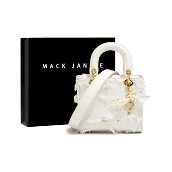 MACKJANICE PU Handbag Women's Fringe White/Fringe Black/Stitch Pink/Gradient Pink