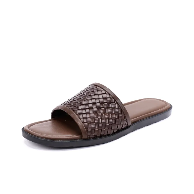Brounvanm Slide Slippers Men's Brown-1