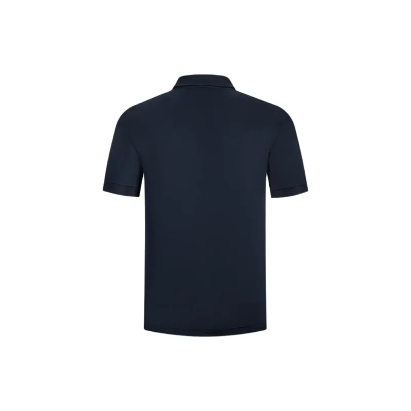 EMPORIO ARMANI EA7 SS24 Polo Shirt Men's Navy Blue-1