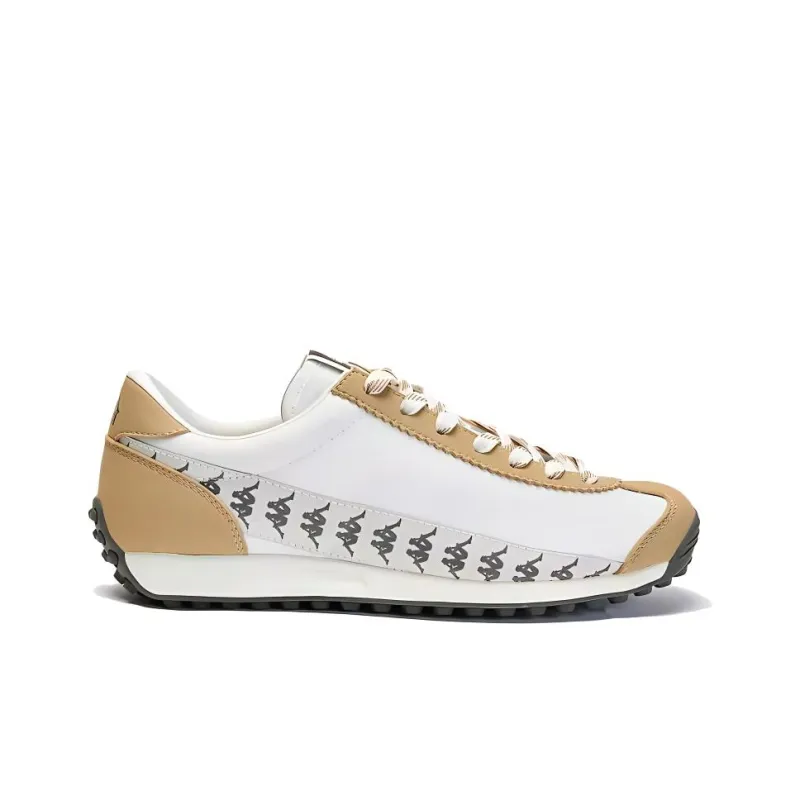 Kappa BANDA Slip-Resistant Breathable Low-Top Casual Running Shoes Unisex Brown White-1