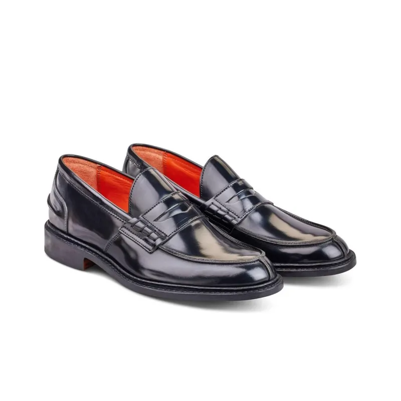 Tricker's Eva Penny Loafers Women's Black-2