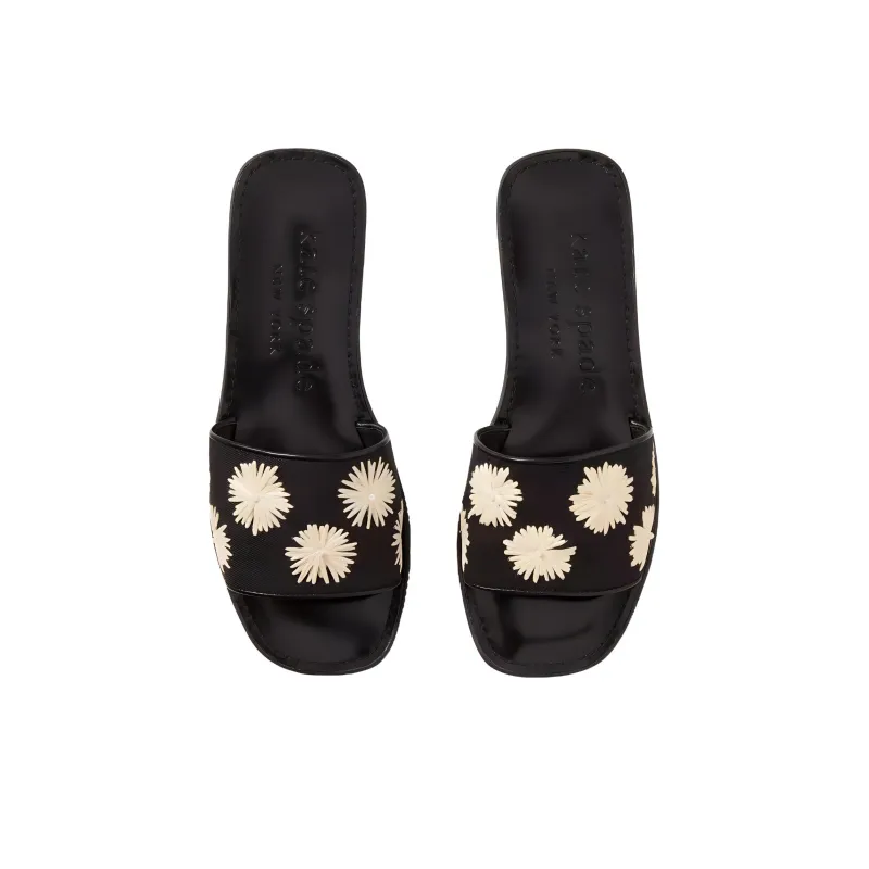 Kate Spade Slide Slippers Women's Black-3