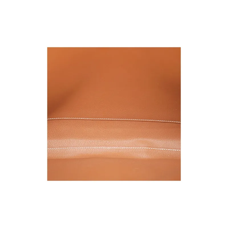 HERMES Kelly Depeches Evercolor Calfskin Business Bag Handbag Men's 37 Gold Gold-10