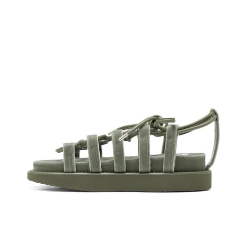 Onitsuka Tiger Waraji Beach Sandals Unisex Gray/Green