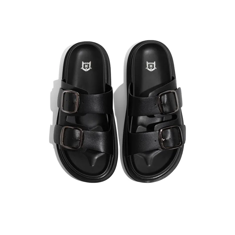 Old Meow Slide Slippers Women's Black-2