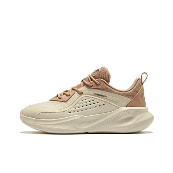 Erke Carefree Travel Wear-Resistant Slip-Resistant Low-Top Casual Athletic Shoes Women's Warm Linen Stag Brown