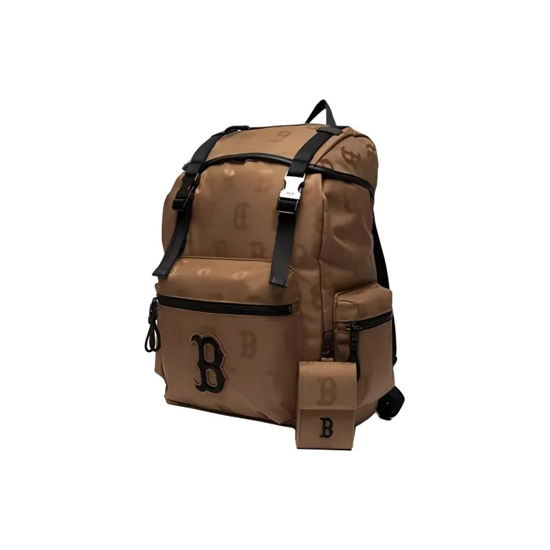 MLB Polyamide Backpack Regular Unisex Beige-1