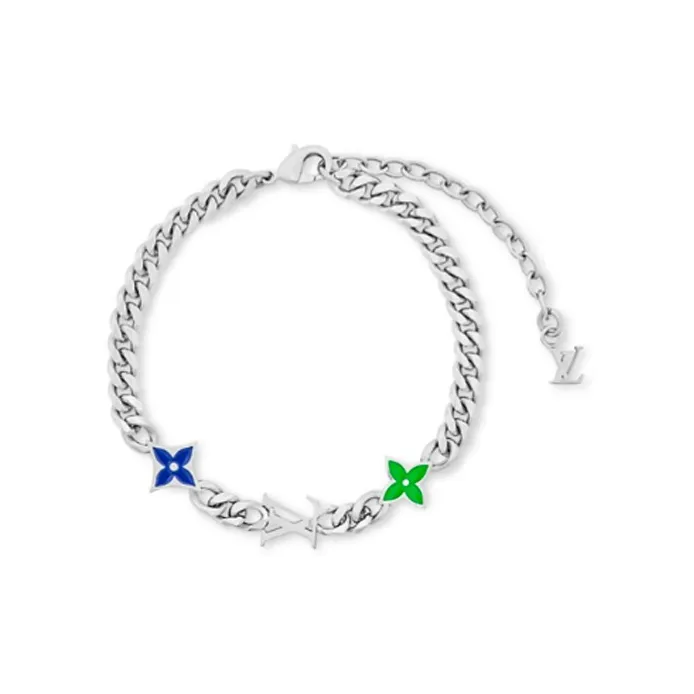 LOUIS VUITTON Brass, Metal Bracelets Unisex Silver-1