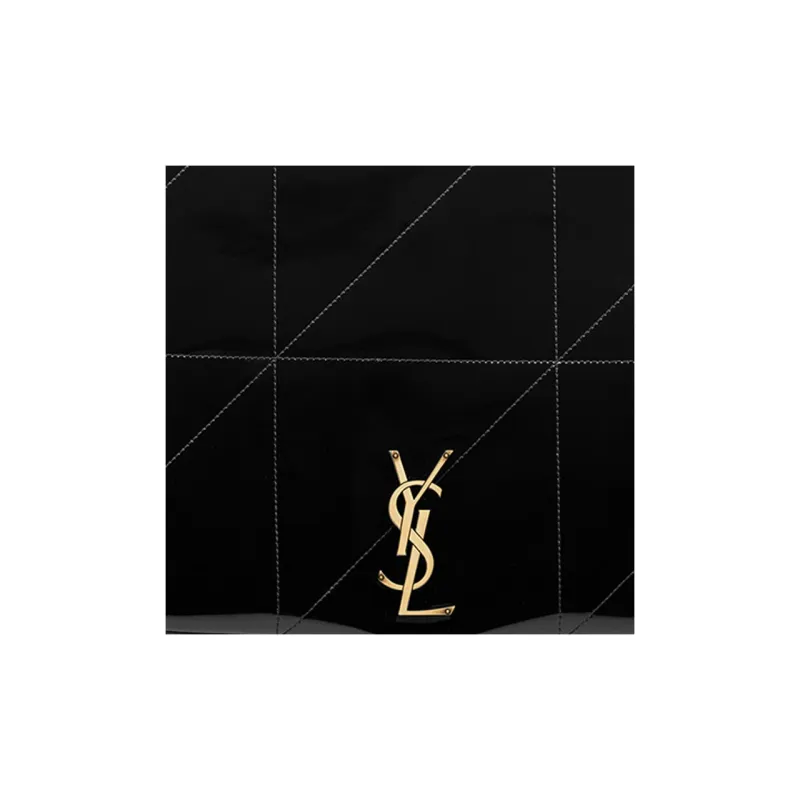 SAINT LAURENT Jamie Patent Leather Handbag, Shoulder Bag Women's Black-6