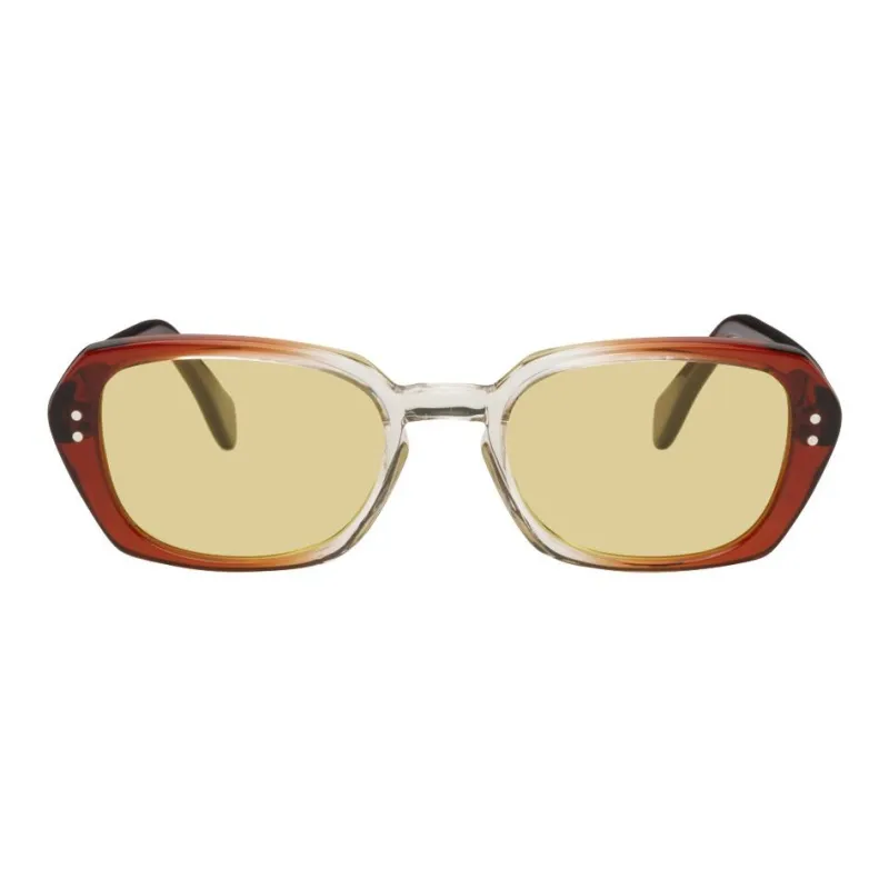 OUR LEGACY Irregular Shape Sunglasses Men's Brown-0