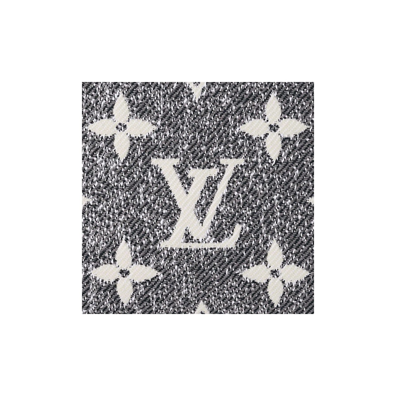 LOUIS VUITTON Monogram Jacquard Denim Side Trunk Gray - POIZON LOUIS VUITTON Monogram Jacquard Denim Side Trunk Gray - POIZON