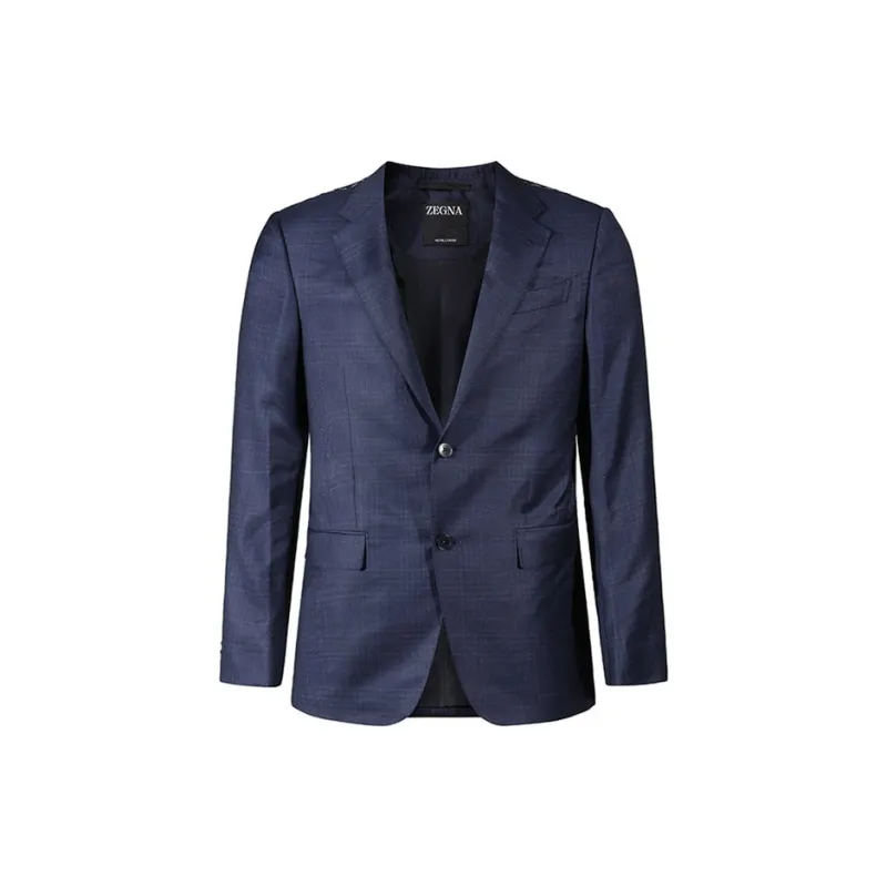 Zegna SS24 Business Suit Men's Dark Blue-1