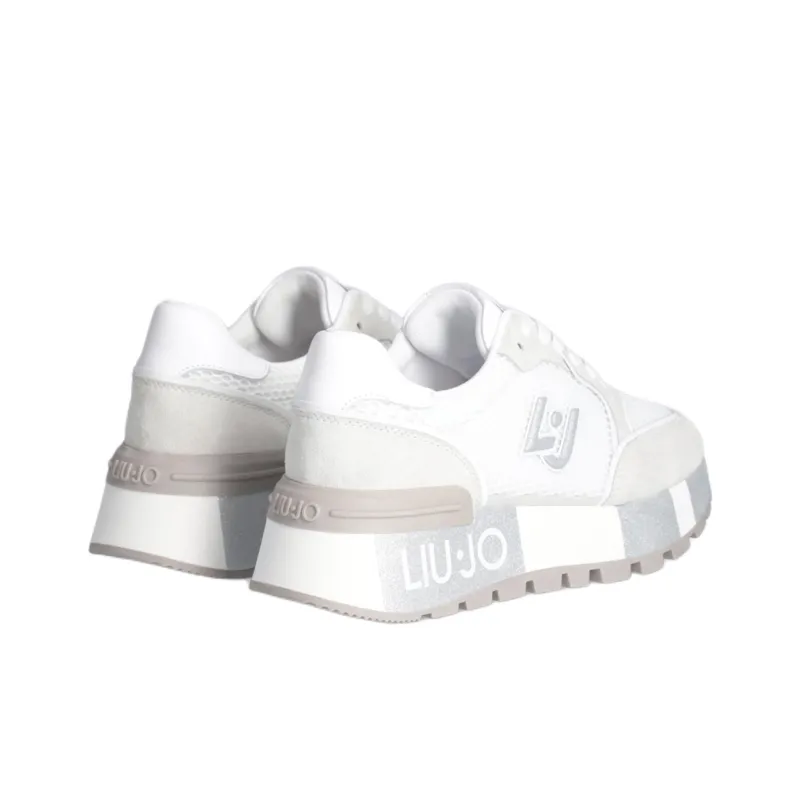 LIU JO Amazing Glittery Mesh Sneakers-3