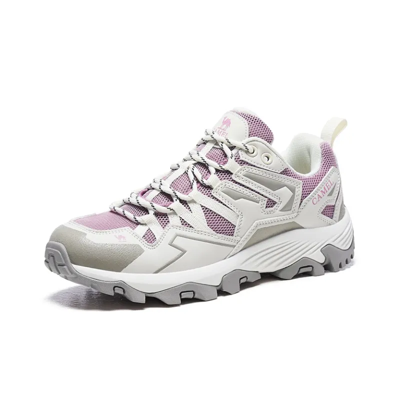 CAMEL Kunlun Mountain 1.0 Comfortable And Breathable Cushioning Grip Low Top Outdoor Shoes Women's Mesh Version-32